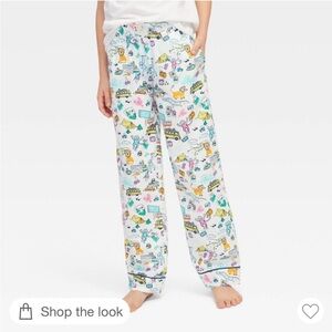 Roller Rabbit x Target Boys Roadtrip Pajama Pants Size L NWT